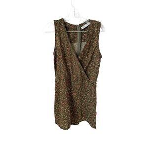 Abercrombie & Fitch Floral Green Romper Size 4